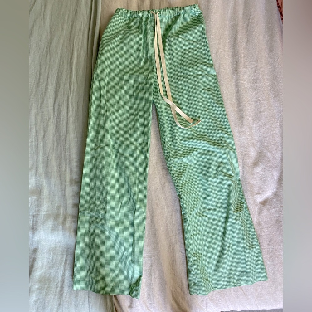 Town Clothes Williams Pants in Grass Gingham